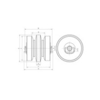 Pojezdová kladka KATO AT33