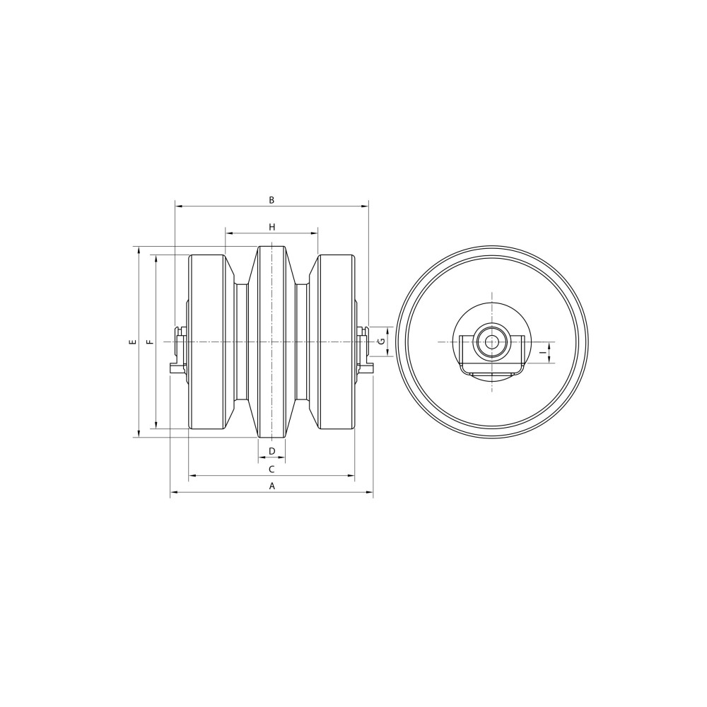 Pojezdová kladka KATO AT33