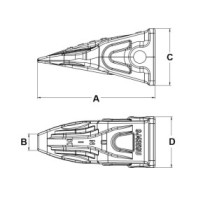 Zub J700 UNIK zesílený typu penetration pro rypadlo