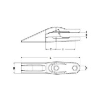 Zub CATERPILLAR monoblok
