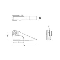 Zub CATERPILLAR monoblokový roh