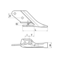 Zub JCB monoblok