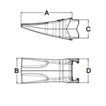 Náhradní zub pro bagr systém ESCO