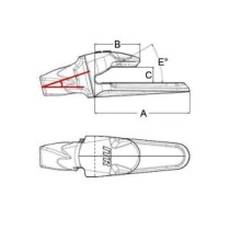 Adaptér zubu ESCO SUPER V19 bagrový 5854.V19