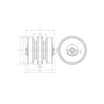 Kladka jezdná TAKEUCHI TL240