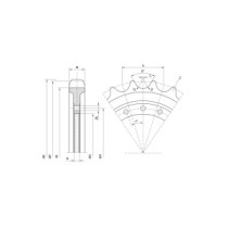 Hnací kolo VOLVO EC13 XR