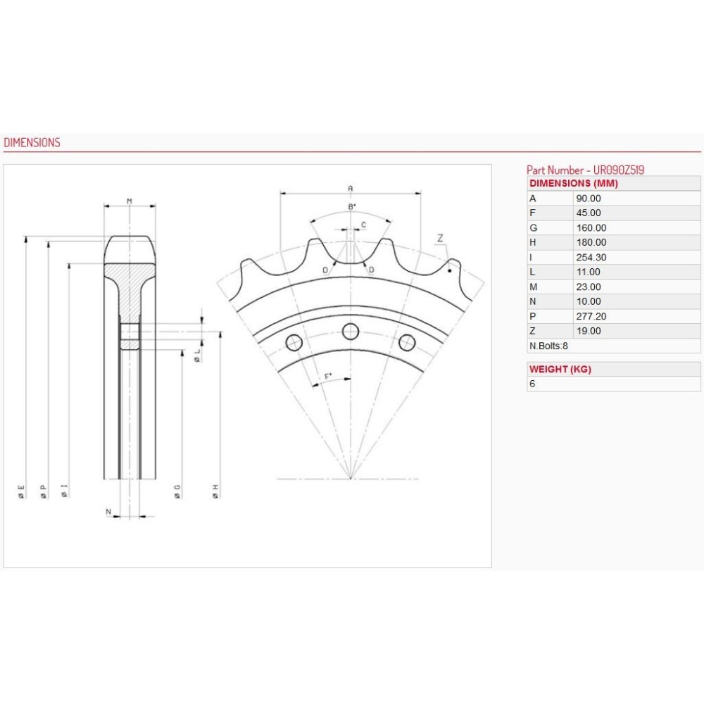 Hnací kolo SCHAEFF HR12