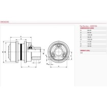Horní kladka CASE CX80