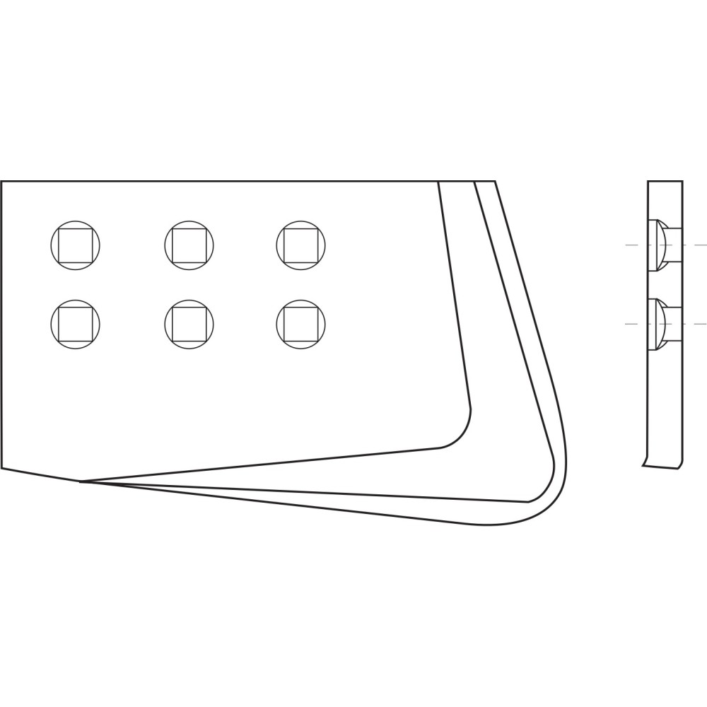 Břit lžíce CATERPILLAR D10