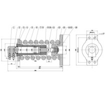 Napínák gumového pásu CATERPILLAR 320 C