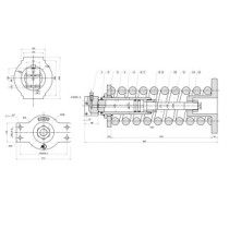 Napínák gumového pásu CATERPILLAR 320 D