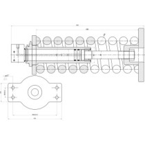 Napínák gumového pásu CATERPILLAR 324 C