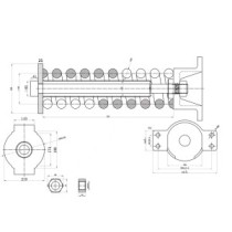 Napínák gumového pásu CATERPILLAR 323 336D