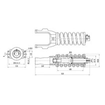 Napínák gumového pásu JCB...