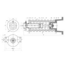 Napínák gumového pásu KOMATSU PC210 7