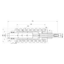 Napínák gumového pásu KOMATSU PC40