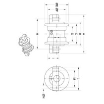 Pojezdová kladka DAEWOO DH55 GOLD