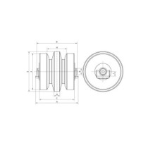 Pojezdová kladka TAKEUCHI TL150