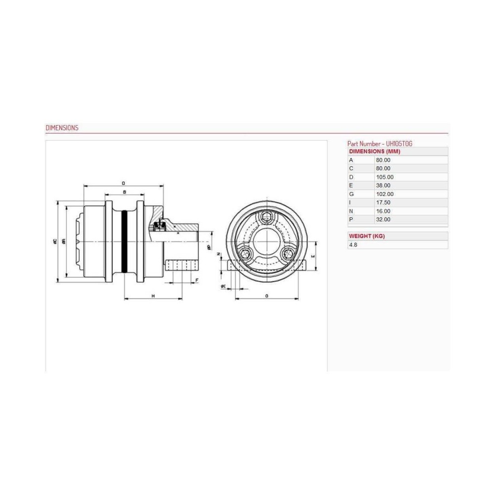 Horní kladka SUMITOMO SH75 X