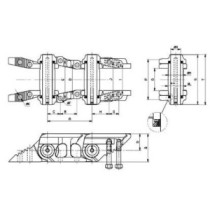 Pásový řetěz LIEBHERR PR724 PR726