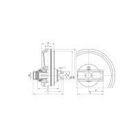 NAPÍNACÍ KOLO TAKEUCHI TB23 R