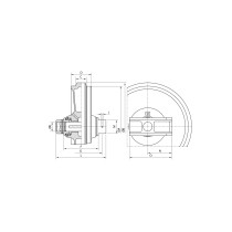 NAPÍNACÍ KOLO S VODÍTKY CATERPILLAR 302 5