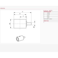 HORNÍ ROLKA JCB 8032 ZZTS