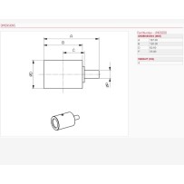 HORNÍ ROLKA HANIX H75 B
